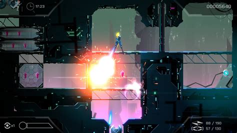 Velocity 2X: Un frenetico platform a scorrimento laterale con un tocco di corsa spaziale!